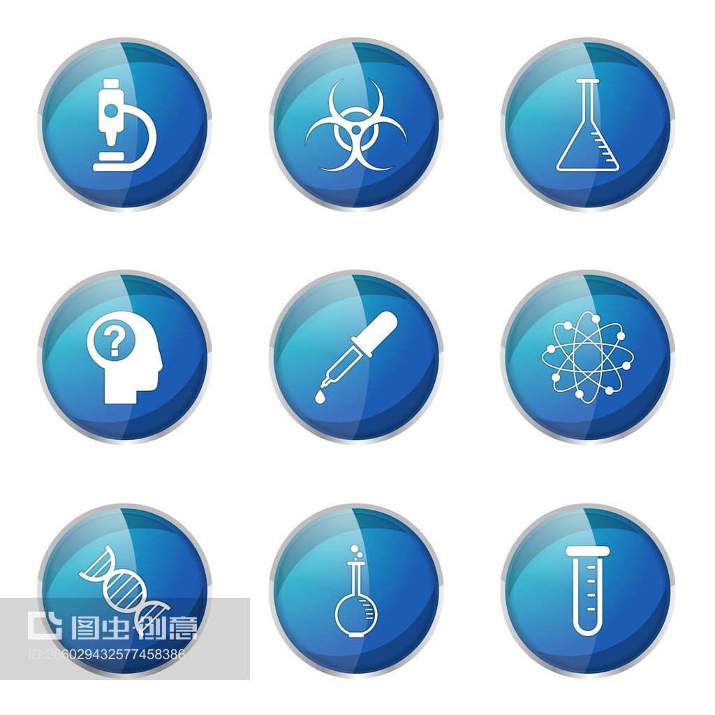 科学仪器图标集 探索科学世界的视觉语言
