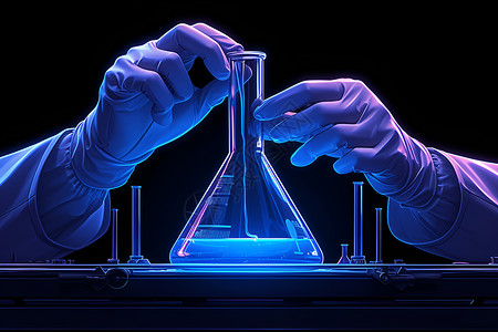 实验仪器插画 科学与艺术的交汇